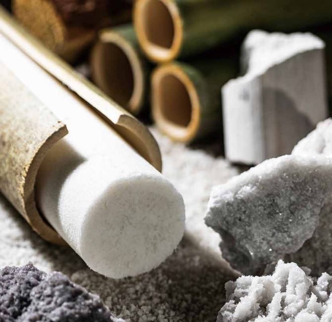 Additional food products made with bamboo salt