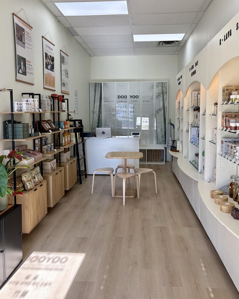 Inside the DOOYOO store at Hanin Village on Lougheed